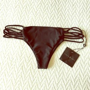 Stone Fox Swim Black Onyx Bikini Bottom